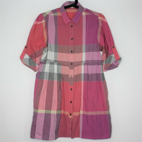 Burberry Dresses & Skirts - Burberry Brit Womens Small Nova Plaid Dress A739